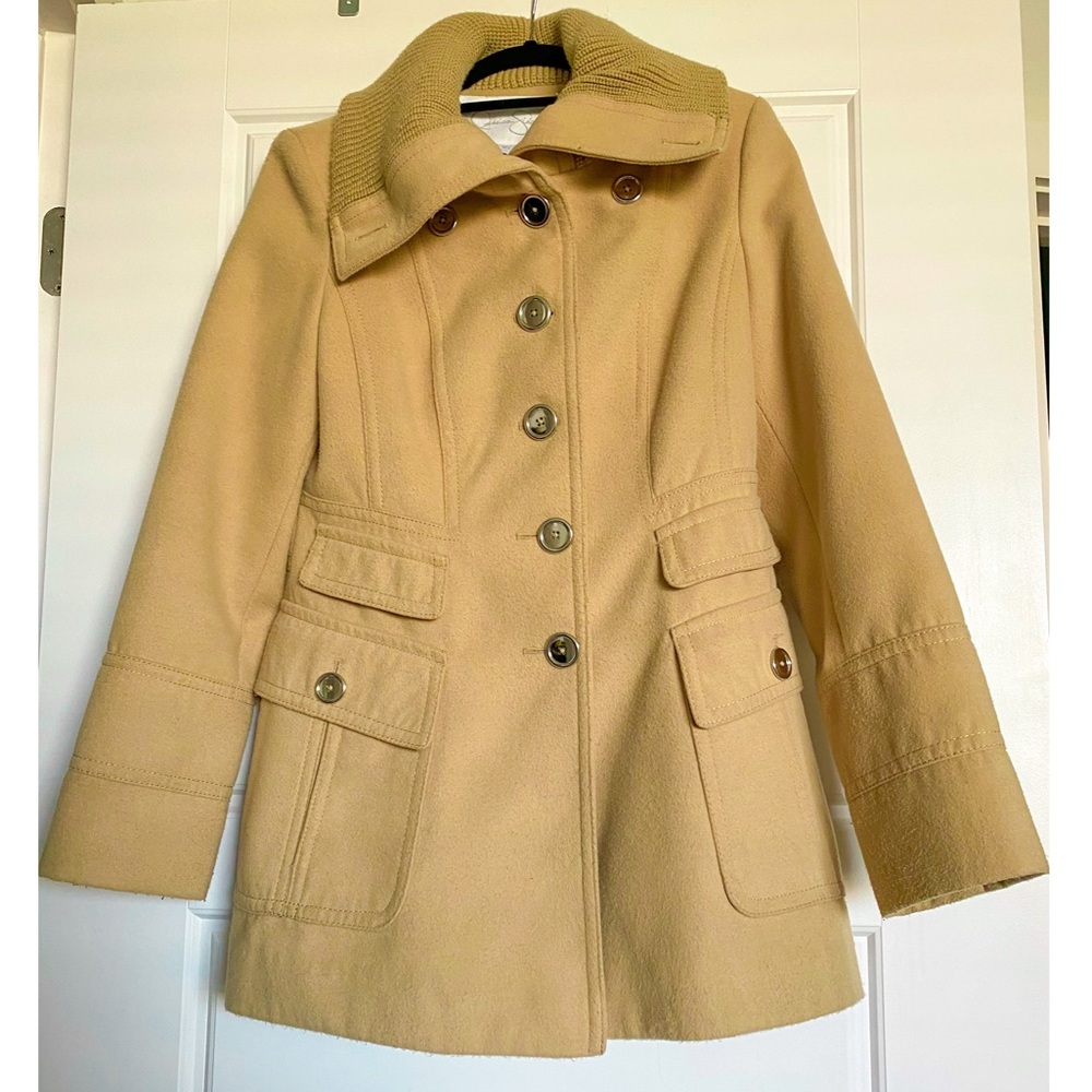 Jessica Simpson Camel Pea Coat